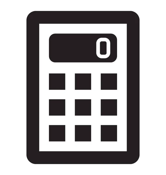 Calculator Vector Icon — Stock Vector