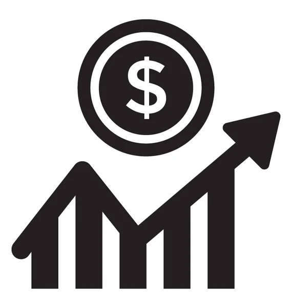 Icono vector de crecimiento — Vector de stock