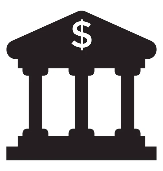 Значок вектора банка — стоковый вектор