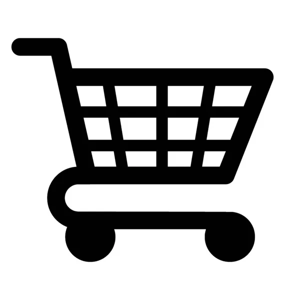 Trolley Vector Icono — Vector de stock