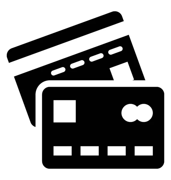 Tarjeta de crédito vector icono — Archivo Imágenes Vectoriales
