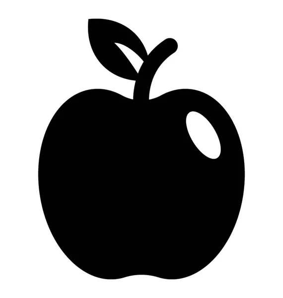 Ikona jabłko wektor — Wektor stockowy