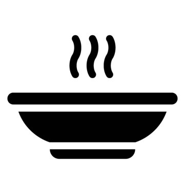  Çorba vektör simgesi