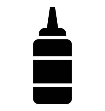  Ketçap şişesi vektör simgesi
