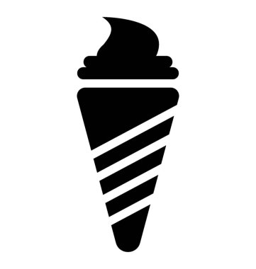  Buz koni vektör simgesi