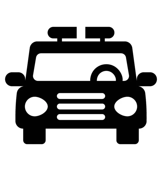 Taxi Glyphen Vektor-Symbol — Stockvektor