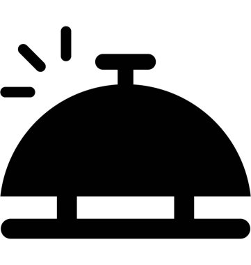  otel bell vektör simgesi