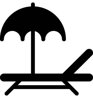  Vektör simge güneşlenmek