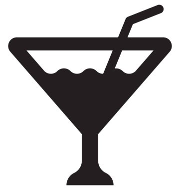  Kokteyl vektör simgesi