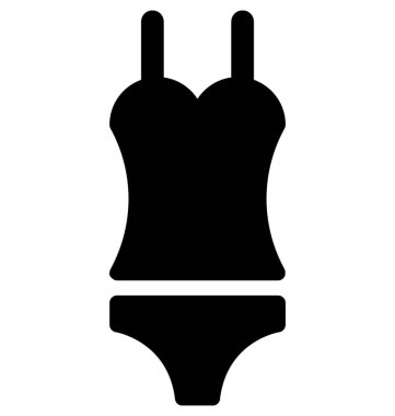  Bikini vektör simgesi