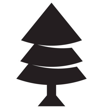  Çam ağacı vektör simgesi