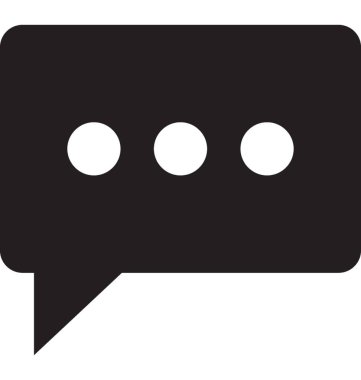  Sohbet vektör simgesi