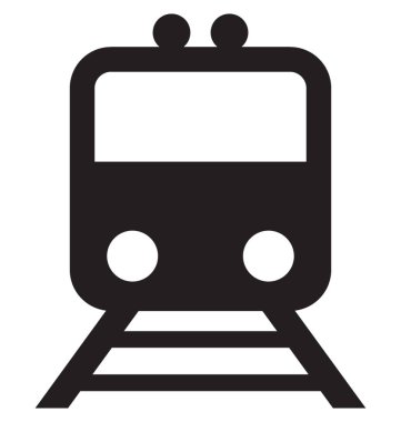  Tramvay vektör simgesi