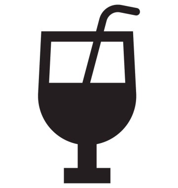  Kokteyl vektör simgesi