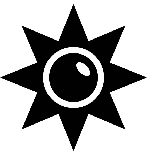 Vektor symbol slunce — Stockový vektor