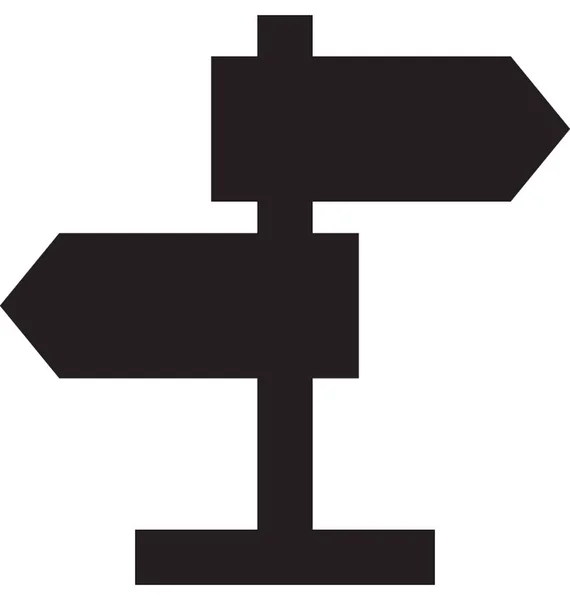 Wegweiser-Symbol — Stockvektor