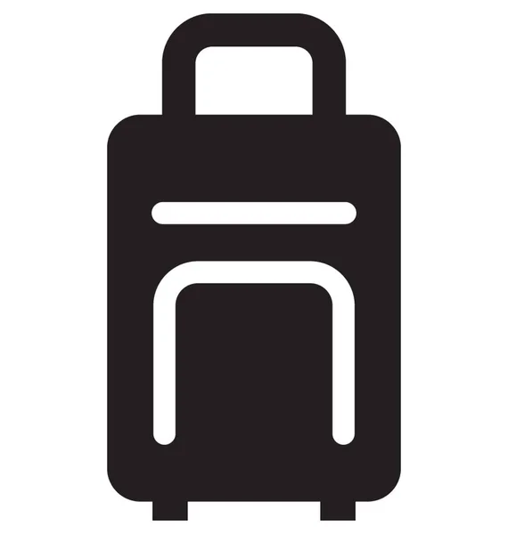 Icono de vector de maleta — Archivo Imágenes Vectoriales