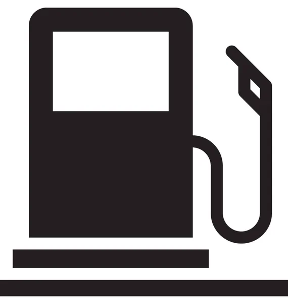 Gas Station Vector Icon — Stock Vector