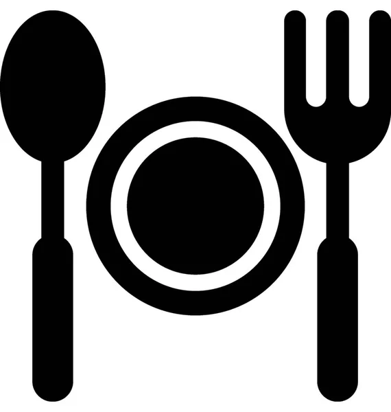 Dining Vector Icon — Vector de stoc