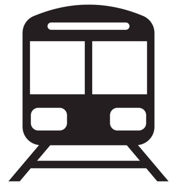  Tramvay vektör simgesi