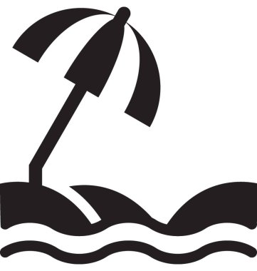  Beach vektör simgesi