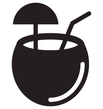  Hindistan cevizi vektör simgesi