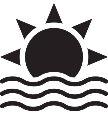  Beach vektör simgesi