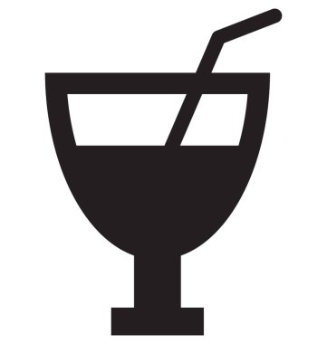  Kokteyl vektör simgesi