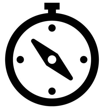  Pusula vektör simgesi