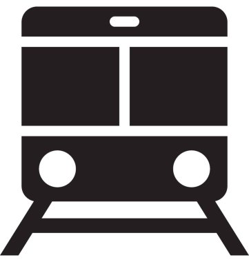  Tramvay vektör simgesi