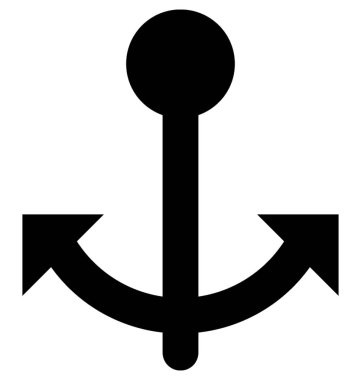  çapa vektör simgesi