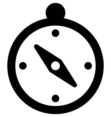  Pusula vektör simgesi