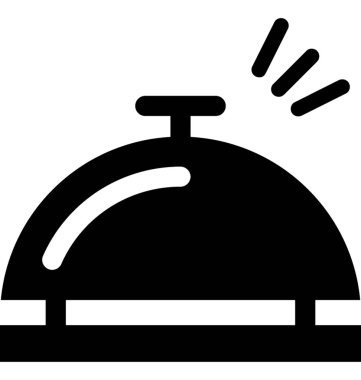  otel bell vektör simgesi