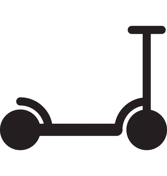 Ícone de vetor de scooter — Vetor de Stock