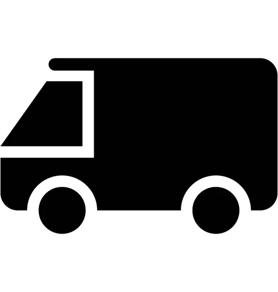 Vrachtwagen Vector Ikoon — Stockvector
