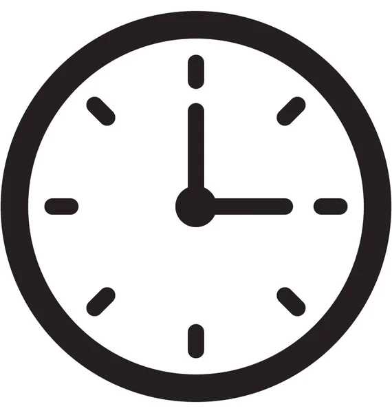 Ρολόι εικονίδιο του φορέα — Διανυσματικό Αρχείο