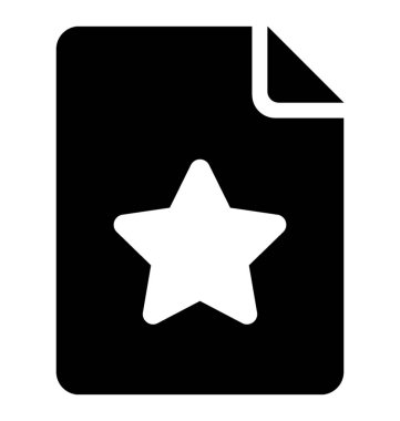  Favori dosya simge vektör simgesi