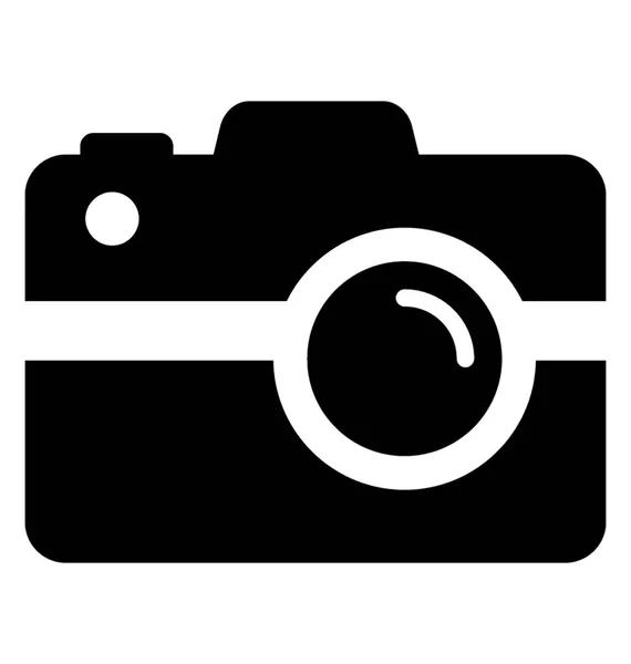 Camerasymbool Glyph Vector — Stockvector