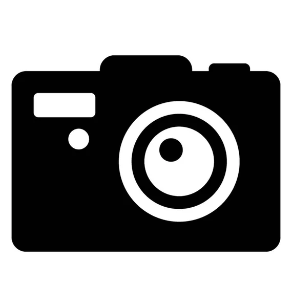 Icône vectorielle Glyphe caméra — Image vectorielle
