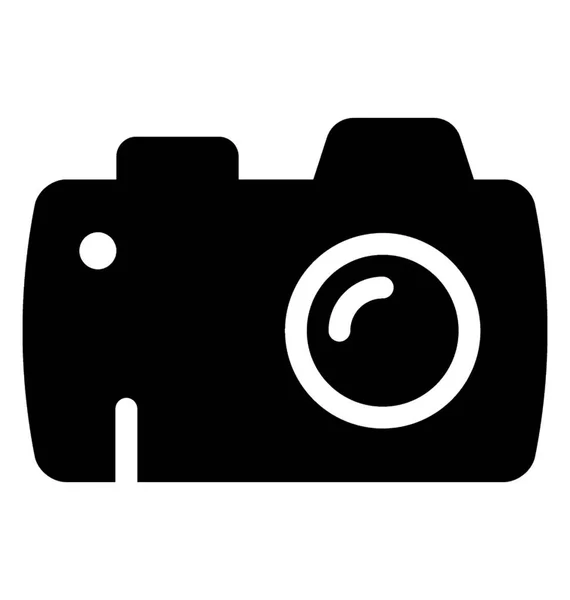 Camerasymbool Glyph Vector — Stockvector