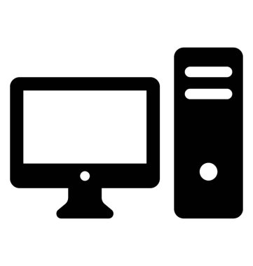  Masaüstü simge vektör simgesi 