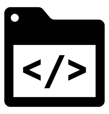  HTML simge vektör simgesi 