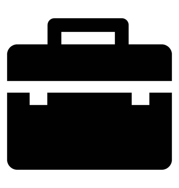 Portfolio Glyph Vector Icon — Stock Vector