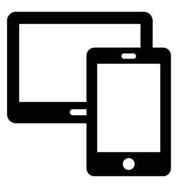  Adaptif glif vektör simgesi 