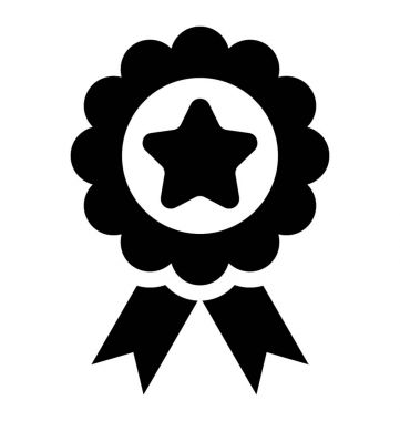  Rozet simge vektör simgesi 