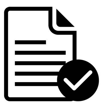  Komut dosyası glif vektör simgesi