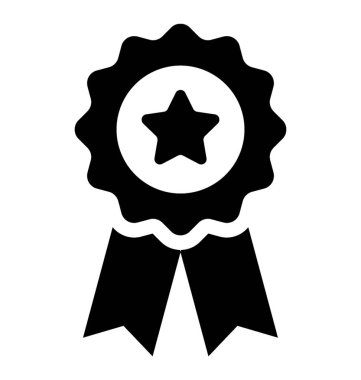  Rozet simge vektör simgesi 