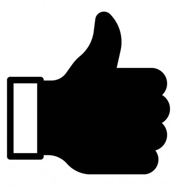  Glif vektör simge Yaşasın 