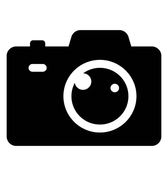 Camerasymbool Glyph Vector — Stockvector