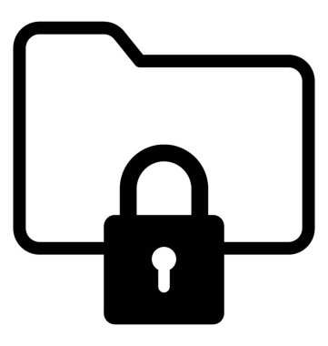  Koruma glif vektör simgesi